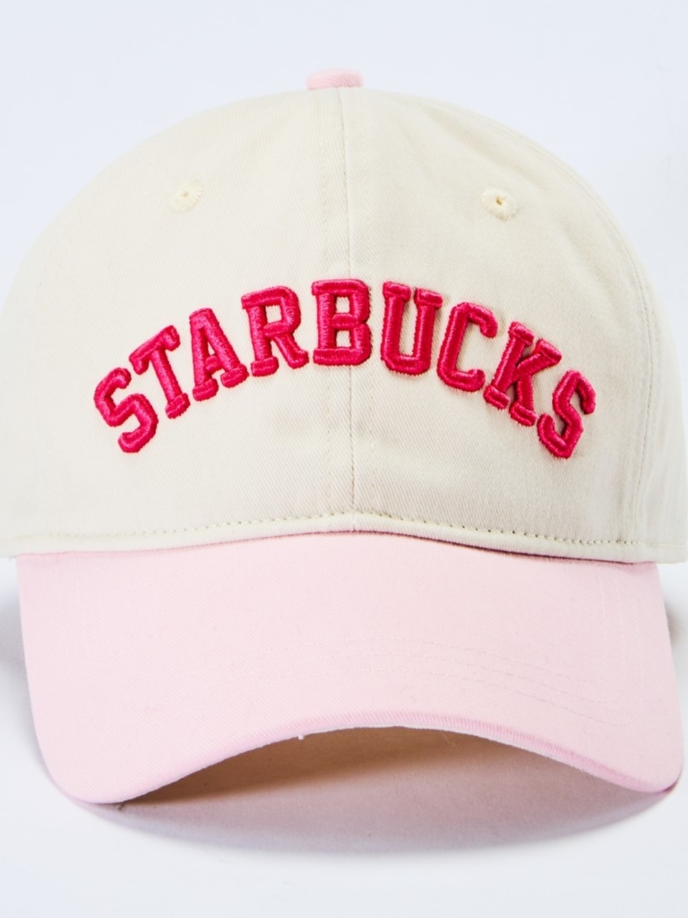 Starbucks Pink Drink Baseball Hat with Re Embroidered Logo--Rare